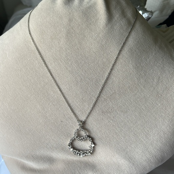 INC Rhinestone Necklace, adjustable clasp - Picture 9 of 13